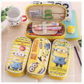 Promotional Pencil Creative Bags, Yellow Printed Pencil Bags